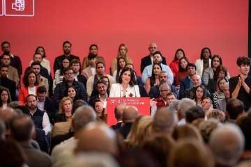 Los socialistas de Telde arropan a un Pedro Sánchez convencido del triunfo de su partido en las Islas/Acfi Press y TA.